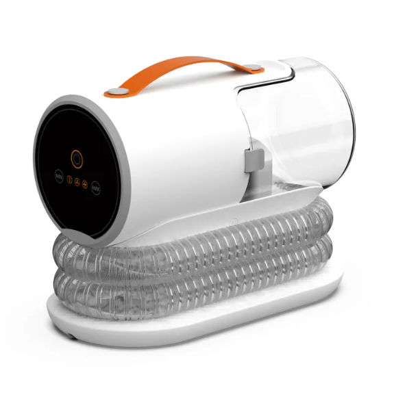 Pet Multifunctional Pet Grooming Vacuum Cleaner & Hair Trimmer (White, Multiple Plug Types)