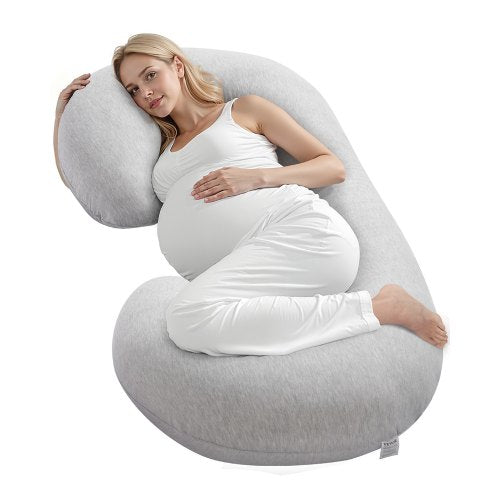Pregnancy Pillow, C-Shaped Full Body Maternity Pillow, Ultra-Soft and
